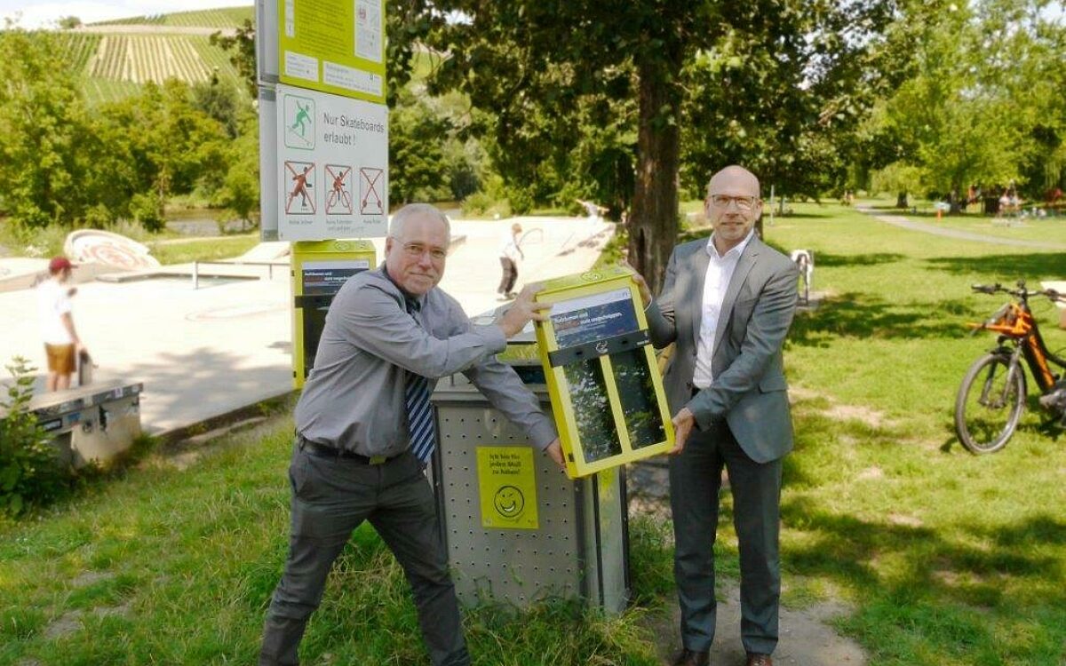 Stadt Würzburg stellt Zigarettenstummelsammler auf Stadt Würzburg stellt Zigarettenstummelsammler auf